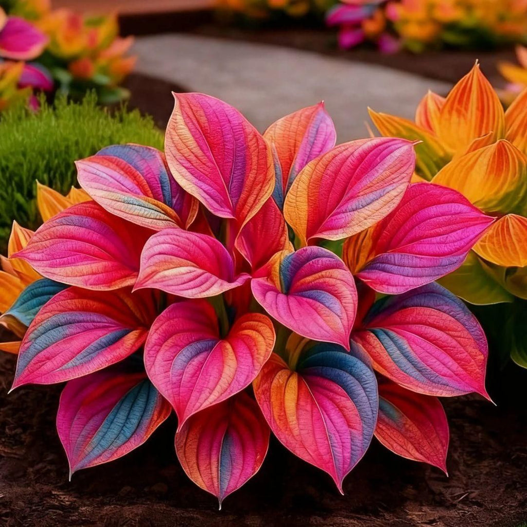 Premium Kitchen Flowers | Multicolor Hosta Seeds + Plant Growth Serum Free | Make Your Home & Kitchen Look Elegant | Premium Flowers | Best-Sellers