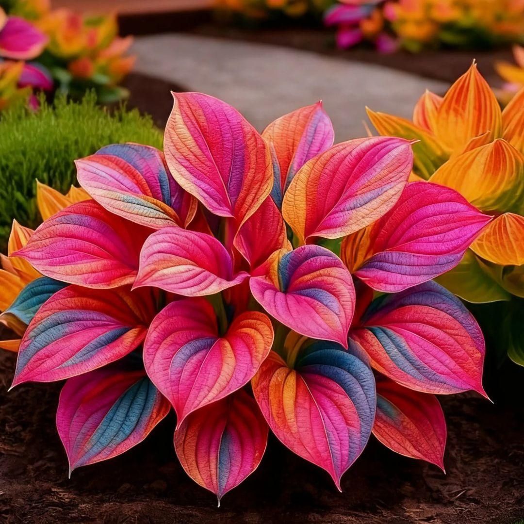 Premium Kitchen Flowers | Multicolor Hosta Seeds + Plant Growth Serum Free | Make Your Home & Kitchen Look Elegant | Premium Flowers | Best-Sellers