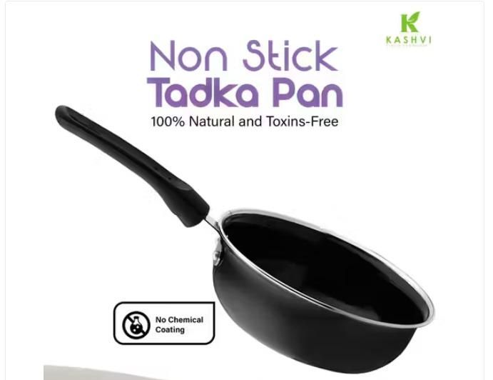 Uncoated Thick Iron Pan | Non Stick Tadka Pan
